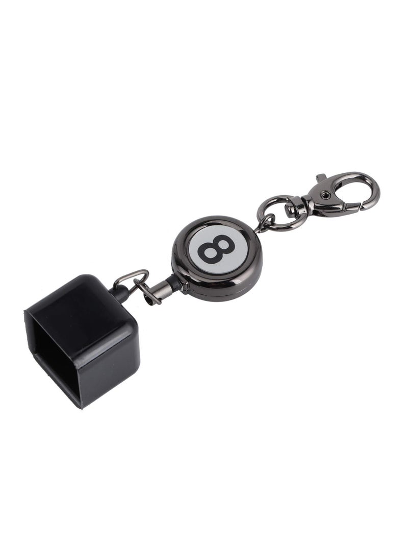 Y&D - Billiard Chalk Case Key Chain, Mini Pool Cue Holder Retractable to Anti Lost Chalks Carrier Table Accessories - Image 1