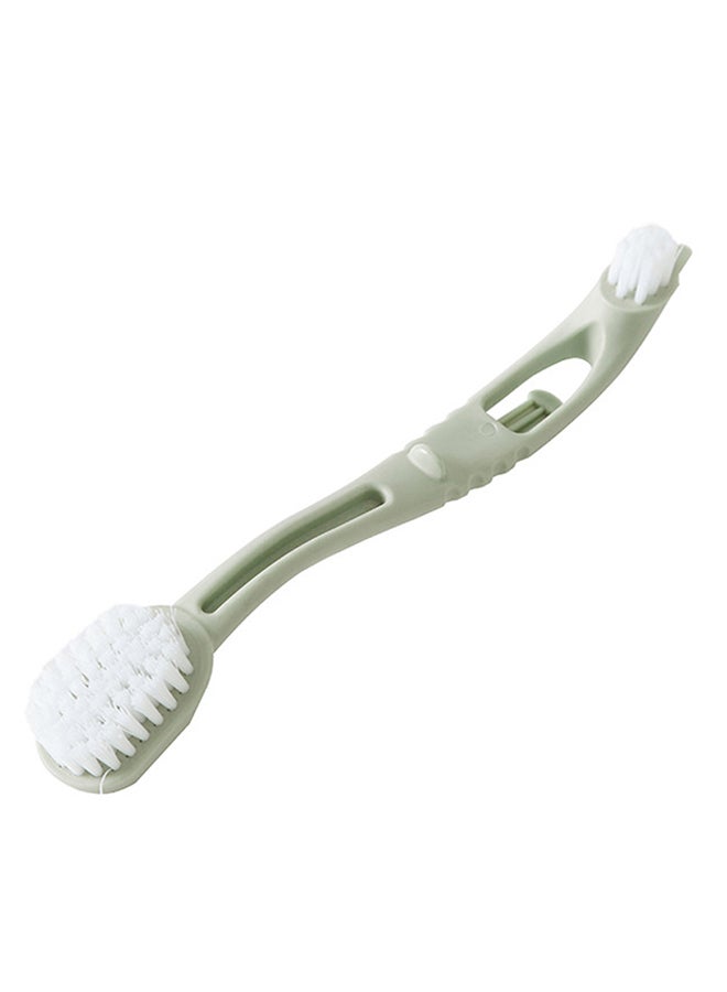 NIBEMINENT Shoe Cleaning Brush With Plastic Handle Green 22x3centimeter