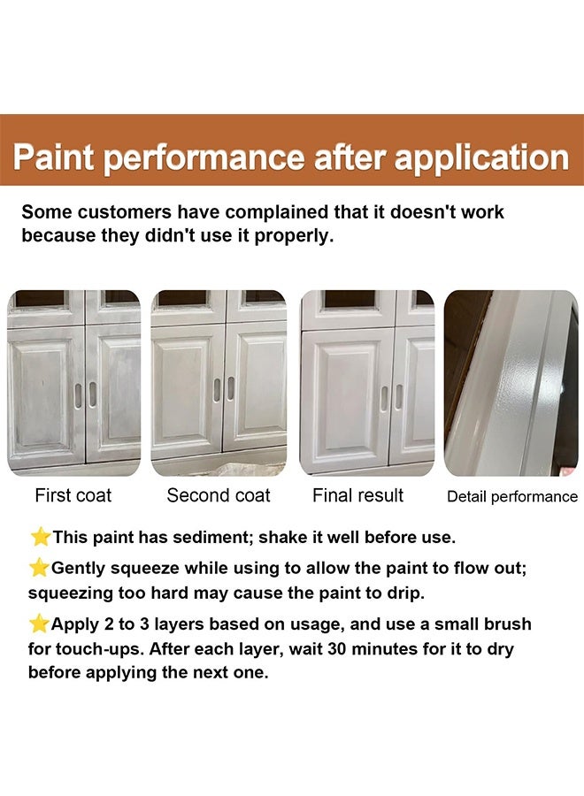 ASHILE Brush and Paint The Wood, Touch Up Paint - 5 FlOz Multi Surface Touch Up Paint Pen, Refinishing for Door, Cabinets, Wood, Furniture (White) - Image 4