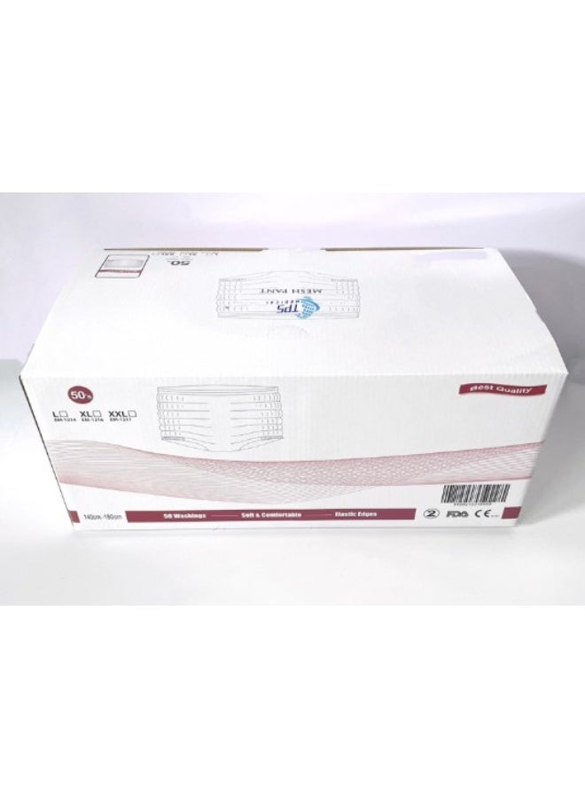 Euromed Mesh Postpartum Underwear Recovery Briefs Carer High Waist Disposable Maternity Pants Breathable, Stretchy Medium Mesh Pants