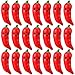 Arrowbash 30 Pcs Chili Pepper Stress Balls Cinco De Mayo Funny Emotional Stress Balls for Adult Employee Appreciation Gift Squeezable Foam Relief Mexican Festival Gift for Coworker Teacher Team Staff - Image 2