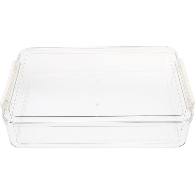 Large Plastic Storage Box with Lid for A4 Documents Office School Filing Stackable File Organizer Container - Image 2