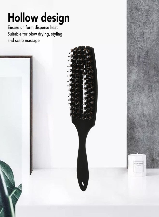 ANGGREK Curved Vented Brush, Paddle Scalp Massage Detangling Brush Styling Tool Brush Wet Dry Curved Vented Hair Brush Detangler Brush for Women Men Kids Curly Straight Hair Styling - Image 4