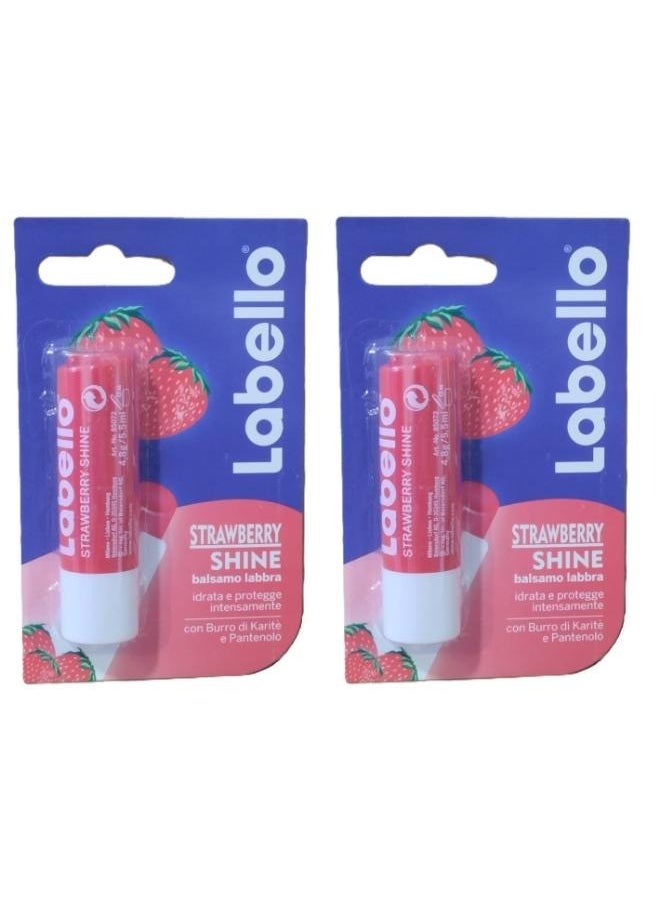 2 Pcs Labello Strawberry Shine Lip Balm 4.8Gm - pzsku/Z535089BFC4251D68C9E1Z/45/_/1740588003/c3f65287-c41c-4a5c-ade7-4d98a09769ce