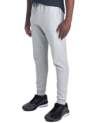 Jerzees Men's NuBlend Fleece Joggers & Sweatpants, Joggers-Heather Grey, Large - Image 3