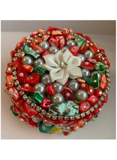 Heya Tria stones decorated scented candle  - Image 1