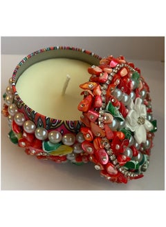 Heya Tria stones decorated scented candle  - Image 3