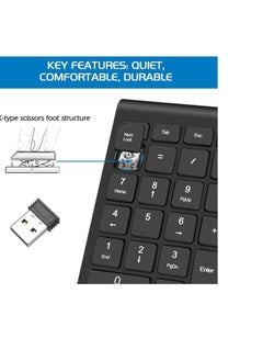 Womdee Wireless Number Pads, Numeric Keypad 22 Keys  - Image 5