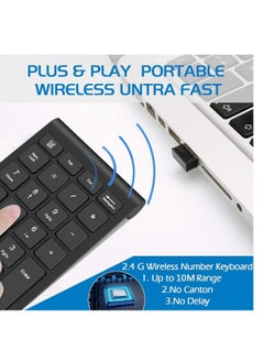 Womdee Wireless Number Pads, Numeric Keypad 22 Keys  - Image 4