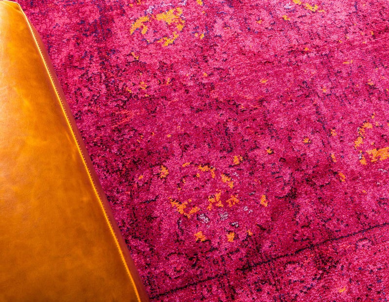 Unique Loom Medici Collection Vintage Botanical Traditional Red Area Rug (5' 0 x 8' 0) - Image 5