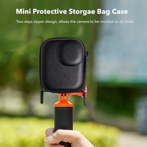JIMOVA Accessories for DJI Osmo Nano, PU Portable Mini Carrying Bag Nano Case Lens Screen Protectors HD Full Protection Tempered Glass Rubber Lens Cap Cover - Image 5
