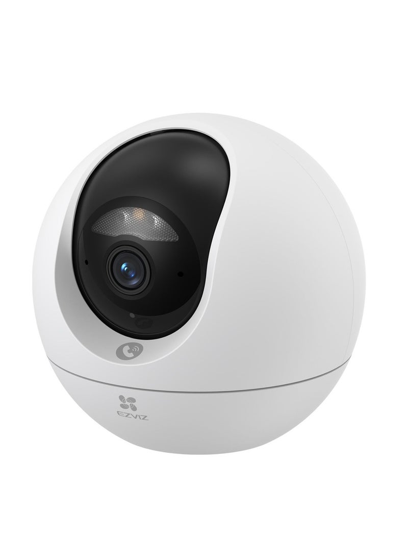 إيزفيز كاميرا أمان C6c، كاميرا CCTV بدقة 4K و8MP للمنزل، كاميرا واي فاي داخلية مع كشف الذكاء الاصطناعي للبشر والحيوانات الأليفة، رؤية ليلية ملونة ذكية، تتبع تلقائي، مكالمات ثنائية الاتجاه، واي فاي مزدوج النطاق 6، تخزين 512GB - Image 1