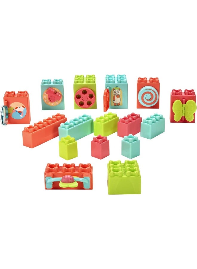 ليتل تايكس مكعبات بيبي بيلدرز - استكشفوا معًا، 16 قطعة - Image 2