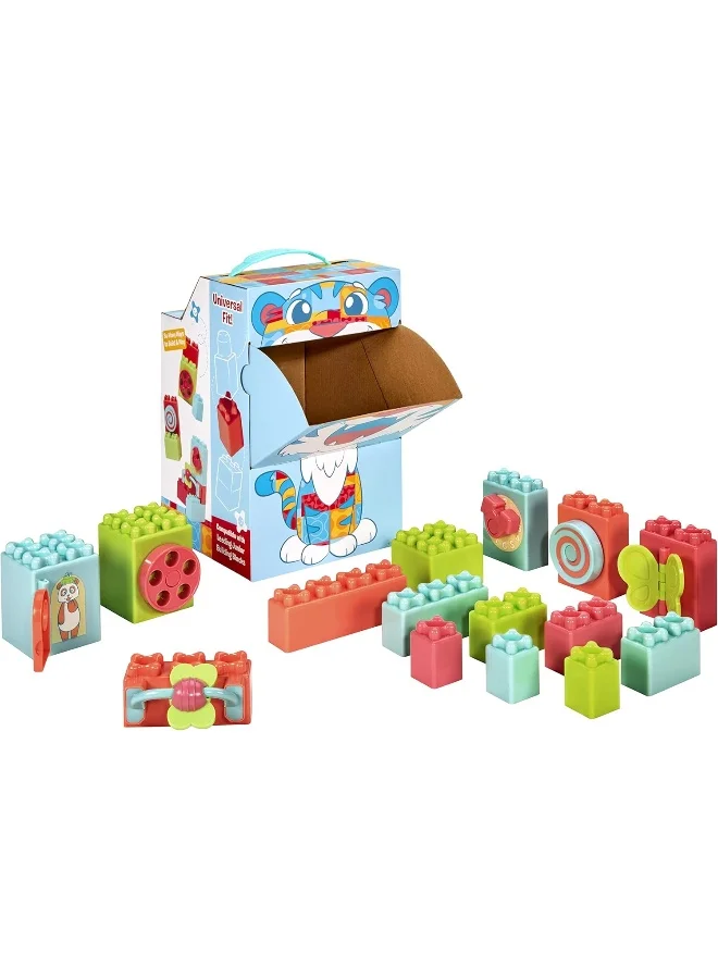 little tikes Baby Builders - Explore Together Blocks First Blocks, 16 Pcs