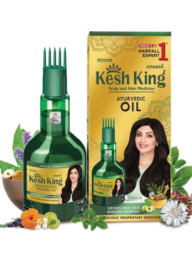 Kesh King Ayurveda Hair And Scalp Oil Green 100ml