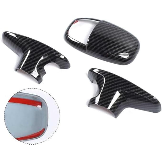 rayihni ABS Carbon Fiber Gear Shift Shifter Knobs Cover Trim Compatible with 20152024 Dodge Challenger Charger 20182024 Durango Interior Accessories - Image 2