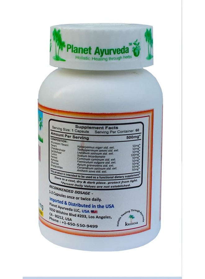 planet ayurveda Planet Ayurveda Gasoplan Capsules (60 CAP) - Image 4