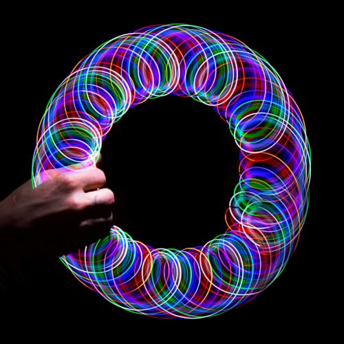 GloFX Orbits: 7-Color Fantasy Lights Toy Spinning Lightshow Orbital Light Flashing - Image 1