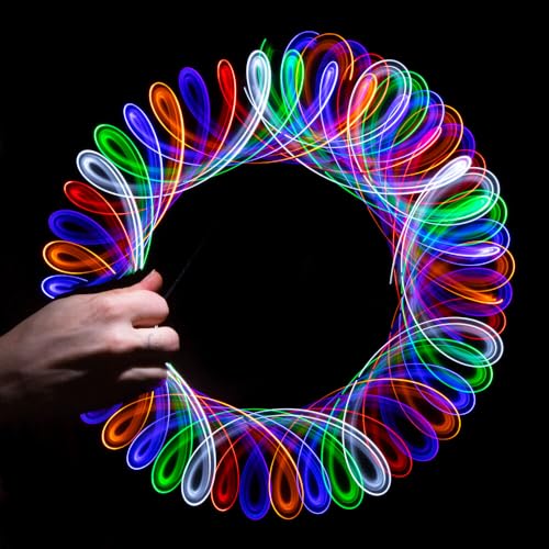 GloFX Orbits: 7-Color Fantasy Lights Toy Spinning Lightshow Orbital Light Flashing - Image 4