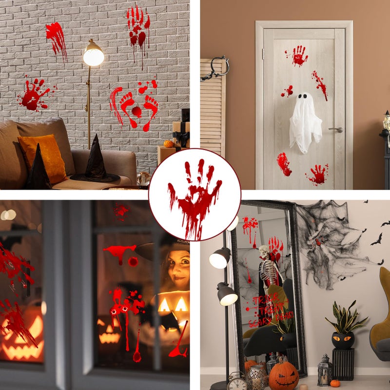 Tonak Halloween Window Clings  Halloween Window Decorations Halloween Window Stickers Decals Spider&Spider Web Stickers for Halloween Party - Image 5