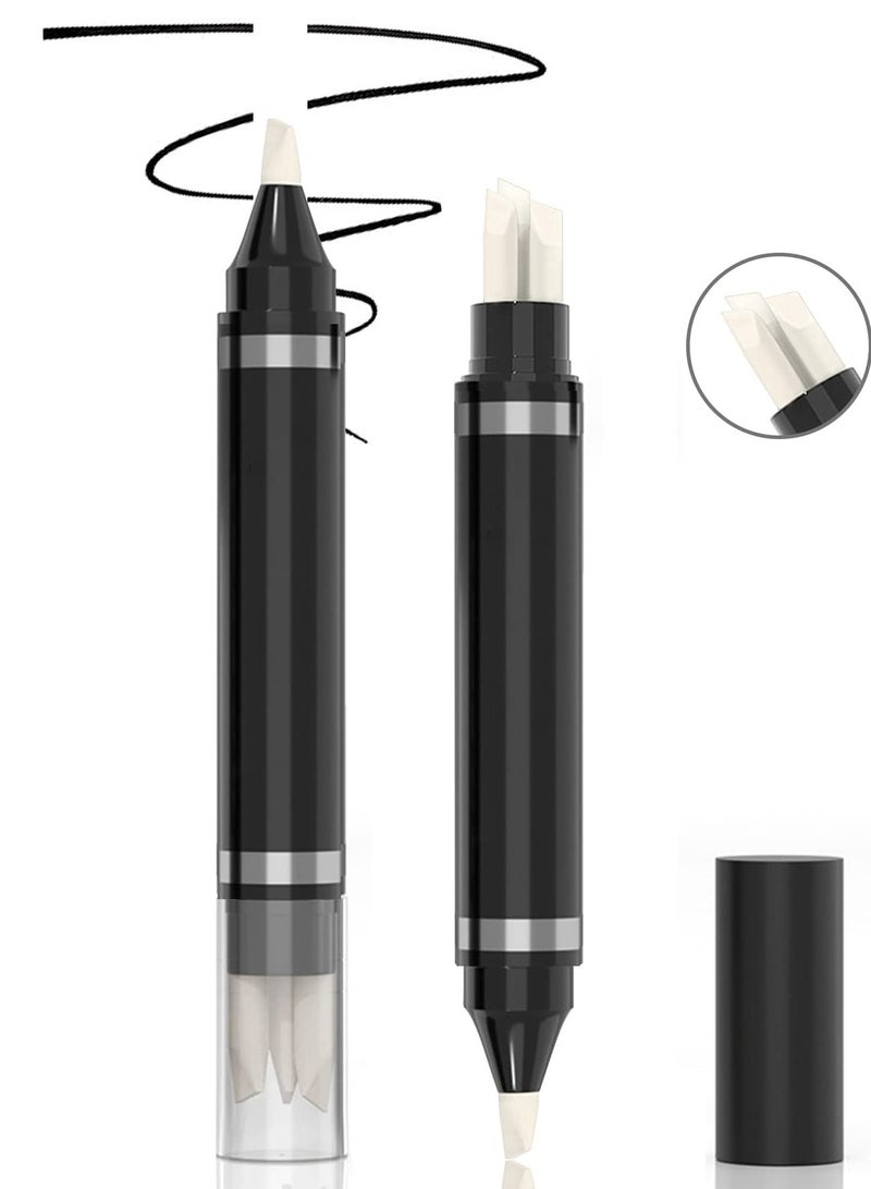 SOLARAE 2Pcs Makeup Remover Pen, Quick Fix Mistakes with Ease, Corrector Pen for Eyes, Lips, Face - Includes 3 Replacement Heads for Precision Makeup Erasing. - Image 1