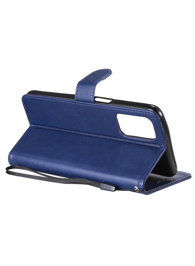 اس-توب جراب لهاتف OPPO A93 5G / A54 5G / A74 5G، جراب جلدي واقي قابل للطي أفقيًا بلون سادة مع حامل وفتحات للبطاقات ومحفظة وإطار صورة وحبل - Image 5