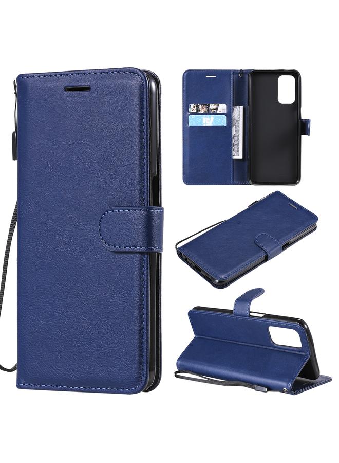 اس-توب جراب لهاتف OPPO A93 5G / A54 5G / A74 5G، جراب جلدي واقي قابل للطي أفقيًا بلون سادة مع حامل وفتحات للبطاقات ومحفظة وإطار صورة وحبل - Image 1