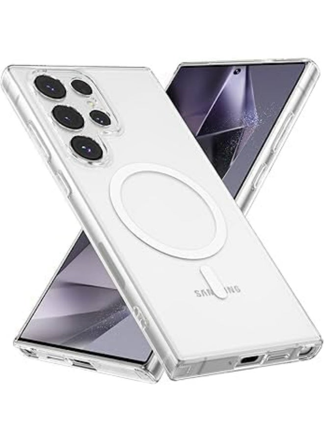 DUSALA Samsung Galaxy S26 Ultra Clear Magnetic Phone Case, MagSafe Compatible, Slim Acrylic Hard Back, Military Drop Protection - Image 1