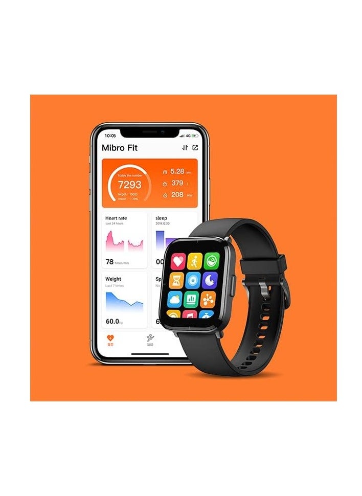 Mibro - Mibro Color XPAW002 SmartWatch 1.57" 10-Days Battery Life - Tarnish - Image 1
