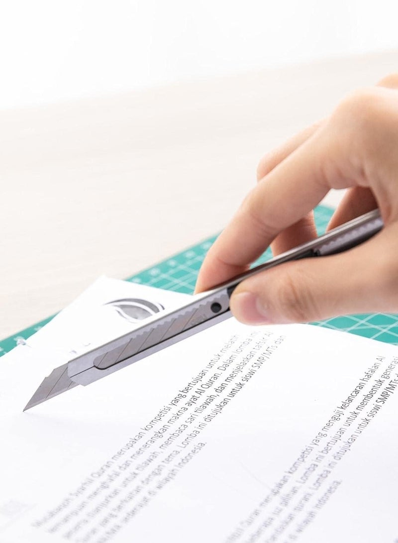 12 Pack Of 9mm Utility Knife, Vinyl Knife, Wallpaper Knife, Paper Knife for Office, Home, Arts, and Crafts  - Image 5