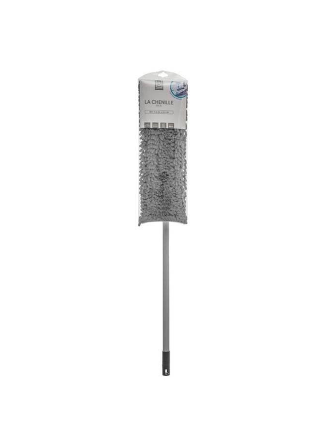 Five Simply Smart Lachenille Telescopic Microfiber Dust Flat Mop White and Grey 117149 - Image 2