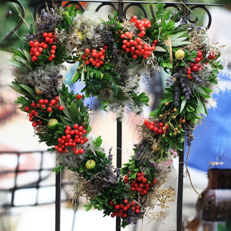 2 Pcs Heart Wreath Frames Wire Wreath Frame Wreath Form Wreath Making Supplies For Wedding Party Decoration - Image 3