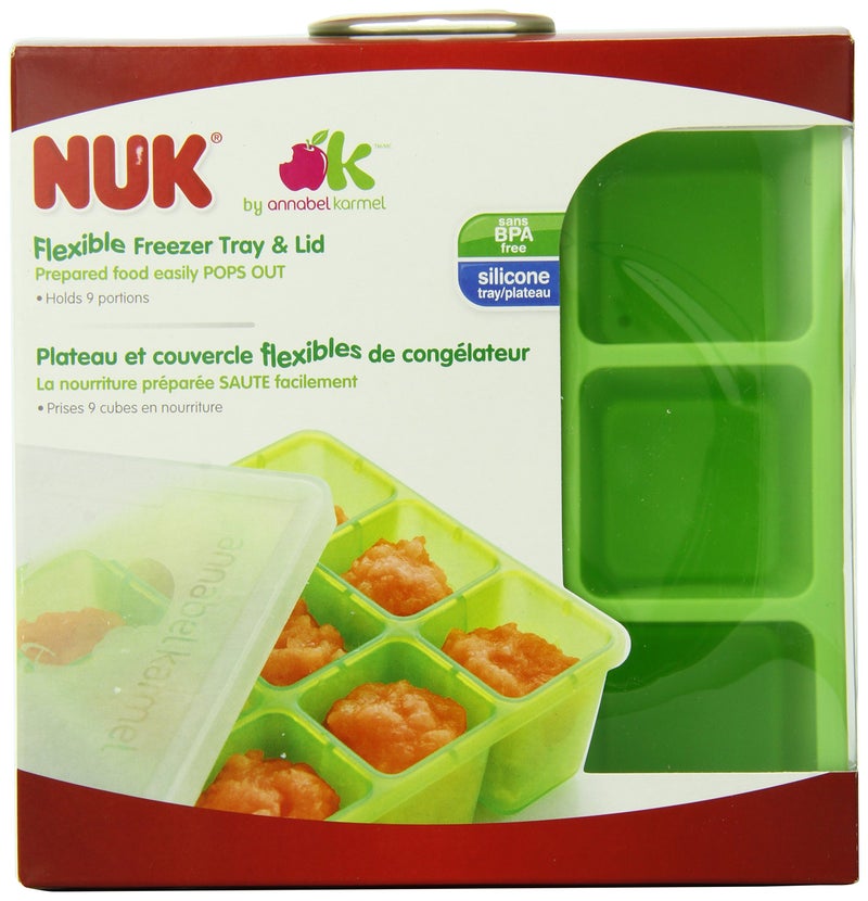 NUK Homemade Baby Food Flexible Freezer Tray and Lid Set - Image 1