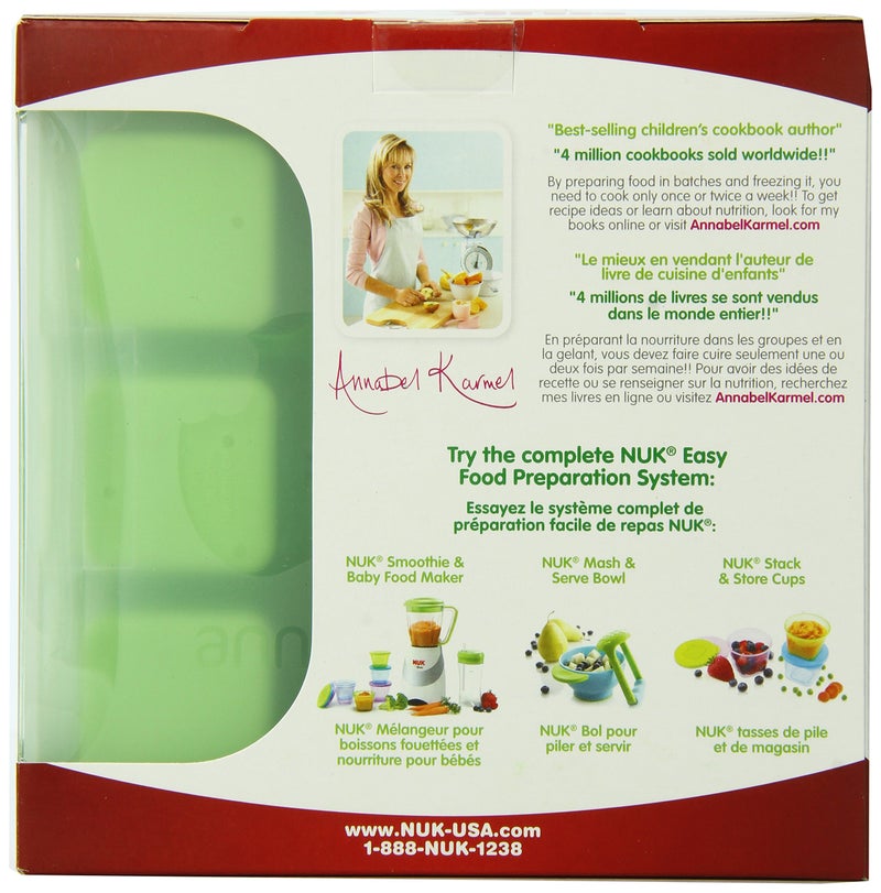 NUK Homemade Baby Food Flexible Freezer Tray and Lid Set - Image 2
