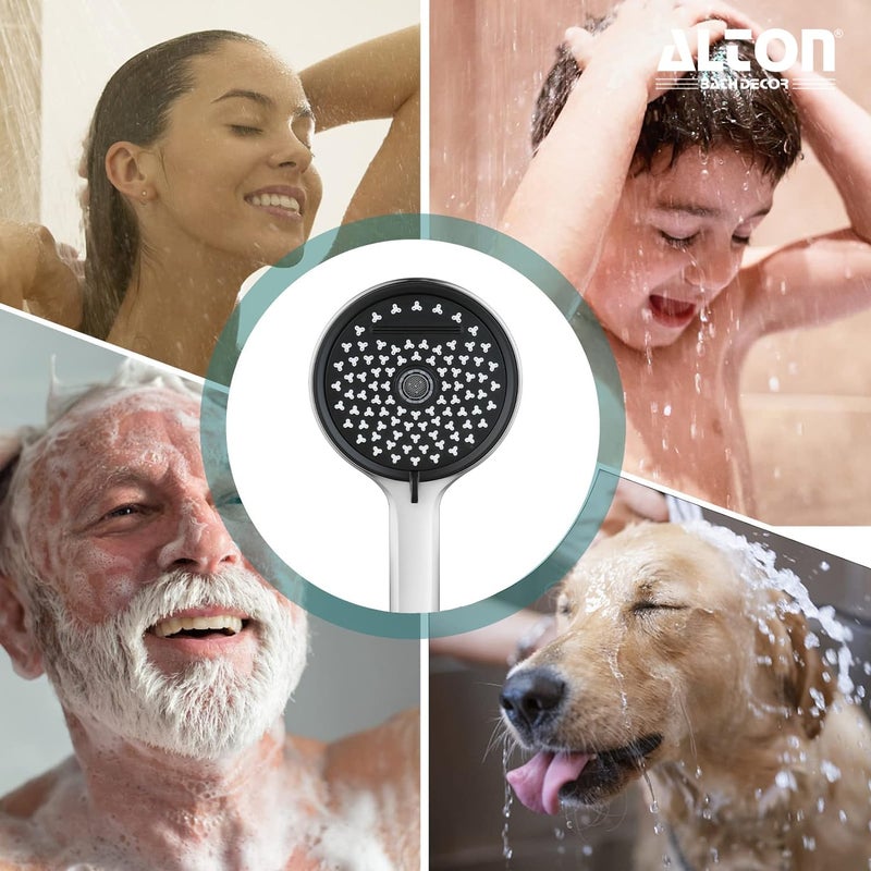Alton ALTON SHR22400 ABS 5INCH 4Function Hand Shower Only Silver - Image 5
