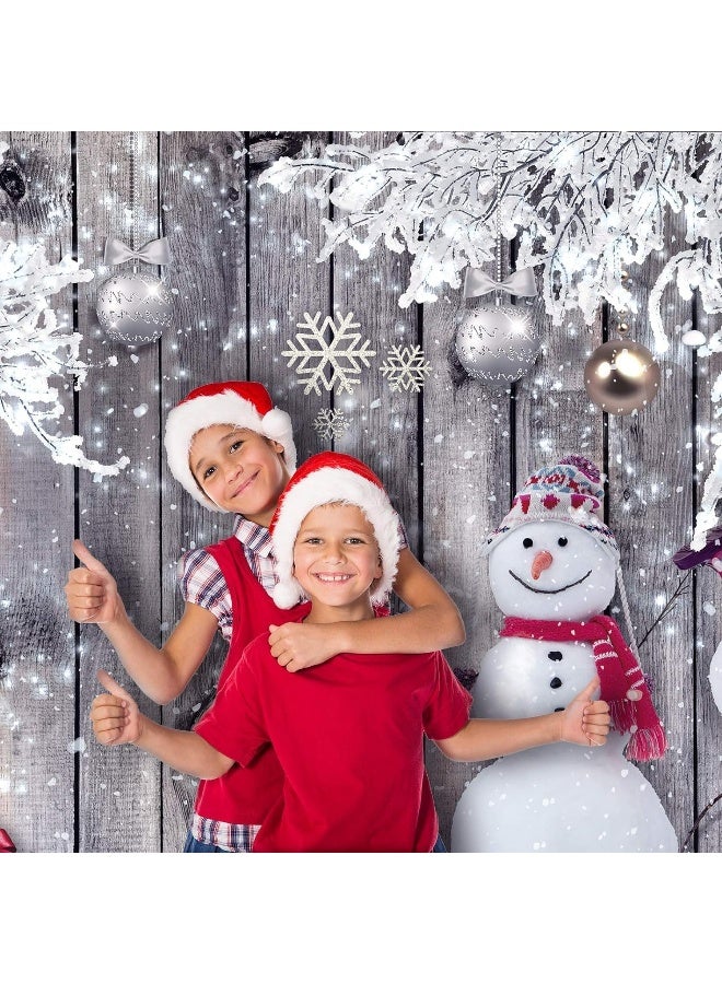 BPA خلفية عيد الميلاد للتصوير من BPA®، خلفية قماشية خشبية لشتاء سنو مان، خلفية تصوير عيد الميلاد، خلفية تصوير حفلة رأس السنة، أدوات تصوير عيد الميلاد - Image 5