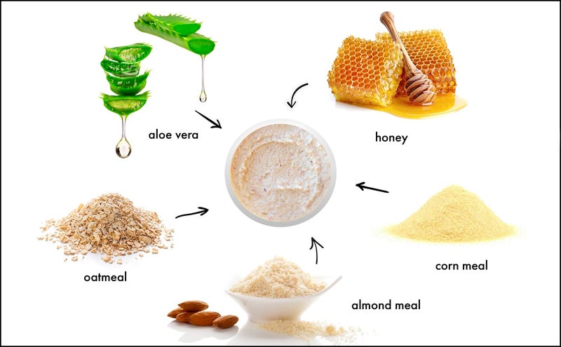 RAYA Almond Honey Facial Scrub (106) | Natural Exfoliating Facial Scrub for Non-Blemished Skin | Polishes, Softens, and Creates a Glowing Complexion - Image 2