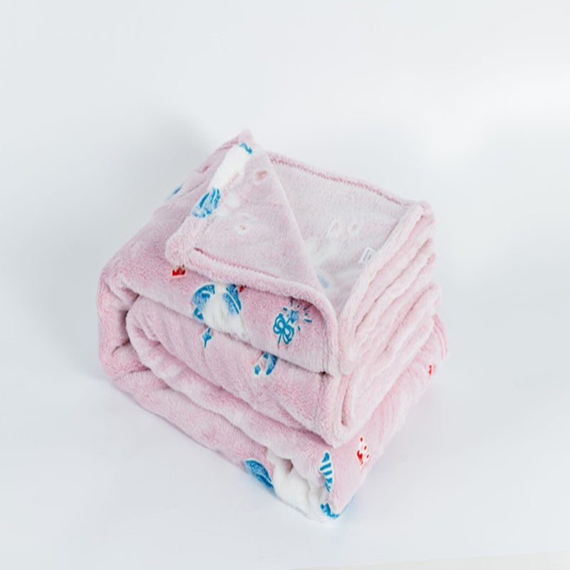 Household Flannel Blanket Baby Kids Nap Blanket Comfortable Cartoon Blanket Warm Baby Blanket - Image 5