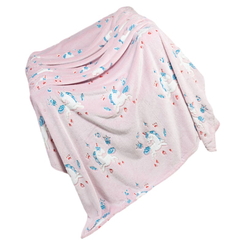 Household Flannel Blanket Baby Kids Nap Blanket Comfortable Cartoon Blanket Warm Baby Blanket - Image 1