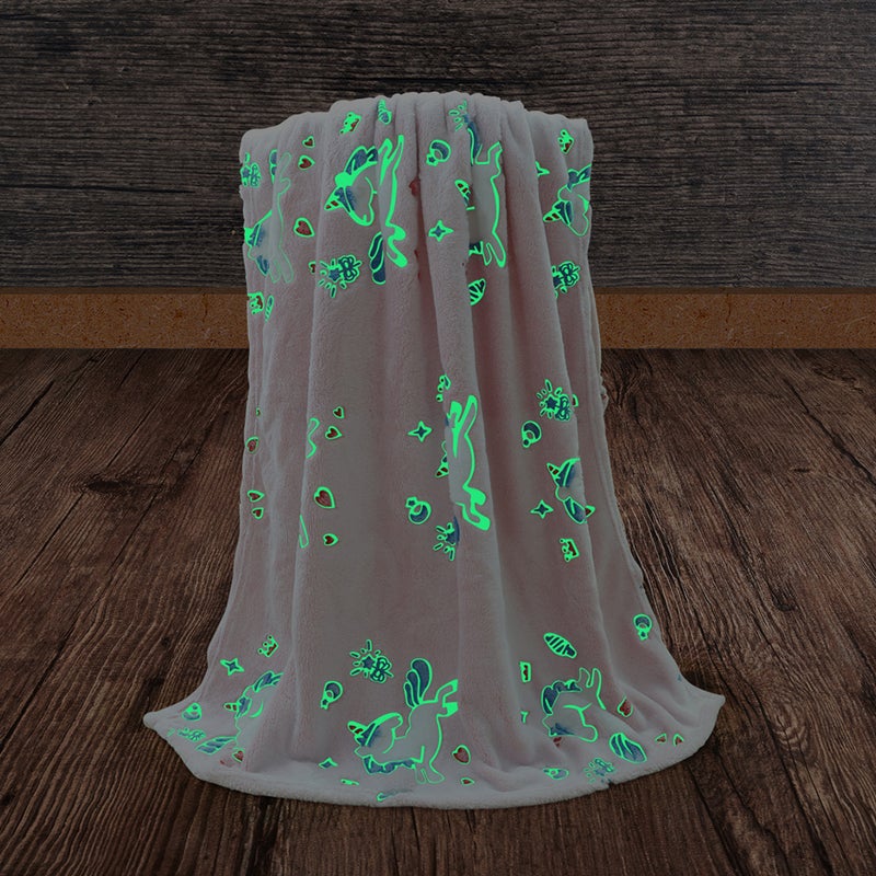 Household Flannel Blanket Baby Kids Nap Blanket Comfortable Cartoon Blanket Warm Baby Blanket - Image 4