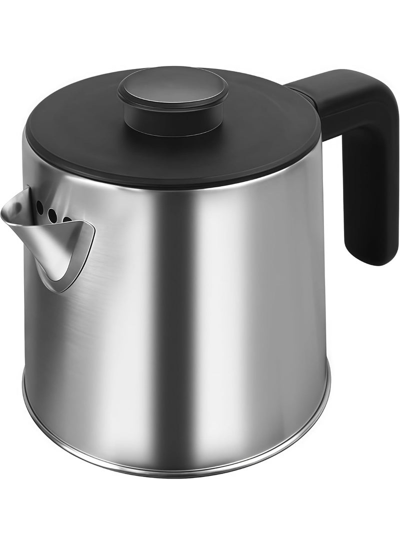DENX 1500W Stainless Steel Double Electric Kettle DX3802 – 1.8L + 1.2L Dual Pot, Fast Boil, Auto Shut-Off, Boil-Dry Protection, Keep Warm 85–95°C, Cordless 360° Swivel Base (1.8L+1.2L) - Image 3