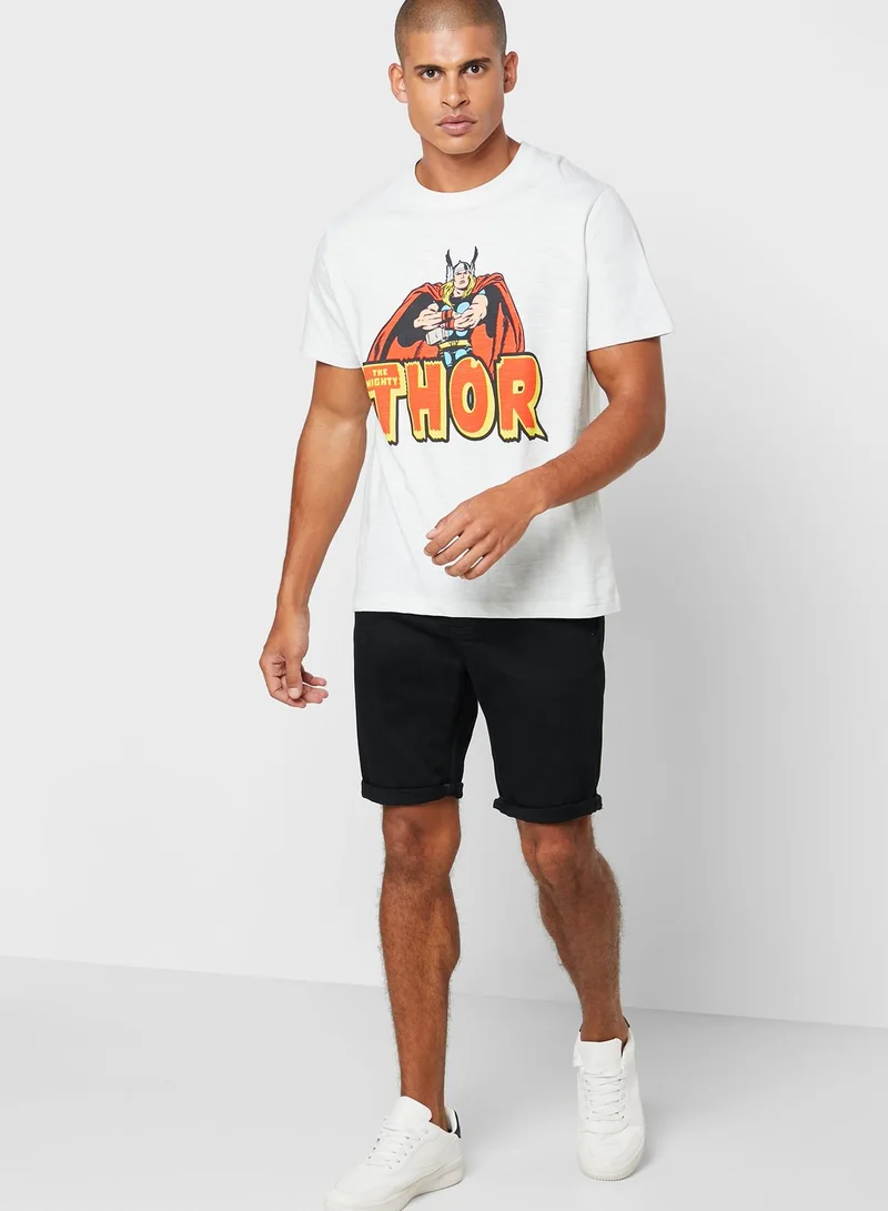 Fabric Flavours Mighty Thor Crew Neck T-Shirt