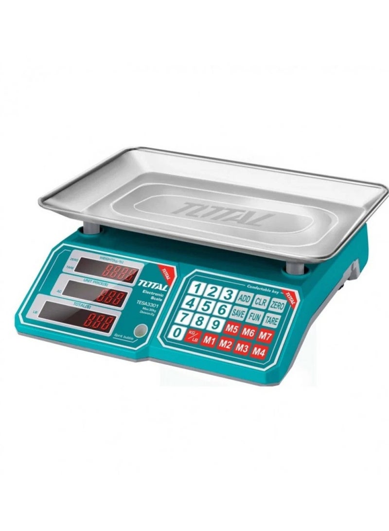 TOTAL Digital screen scale 30 kg - Total TESA3301