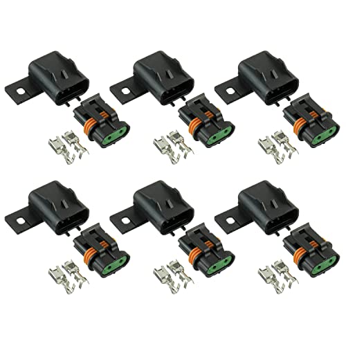 BOJACK Waterproof Sealed ATO ATC Fuse Holder Assembly Splice Existing Wire Kit for ATO ATC Fuses (Pack of 6) - Image 1