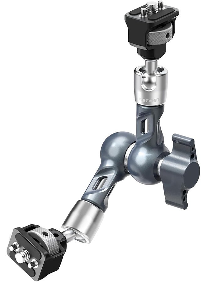 NEEWER 7" Articulating Magic Arm, Camera Monitor Mount with Ball Heads Anti Twist Pins 1/4" Screws for DSLR Action Camera Webcam Video Light Compatible with SmallRig Cage Rig, Max Load 6.6 lb - Image 1