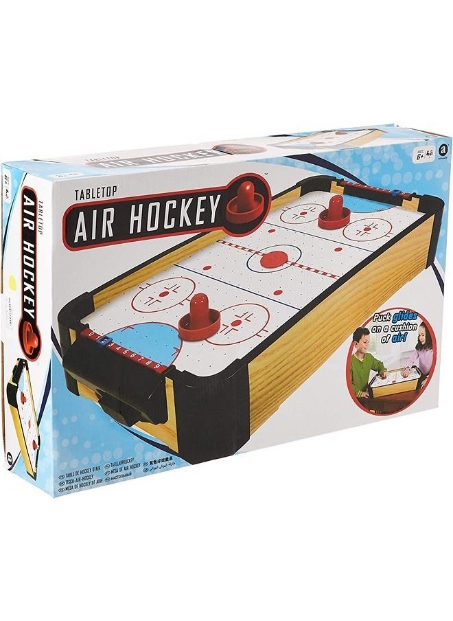 Merchant Ambassador Merchant Ambassador - Wood Tabletop Air Hockey 20" | Wood Tabletop Air Hockey | Air Hockey | Air Hockey for Kids | Kids Air Hockey | Indoor & Outdoor Game  - Image 1