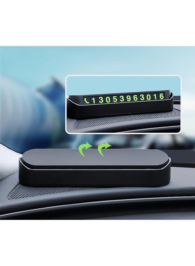 Generic Temporary Parking Phone Number Display With Magnetic Stickers Temporary Phone Number For Car Dashboard  - Image 5