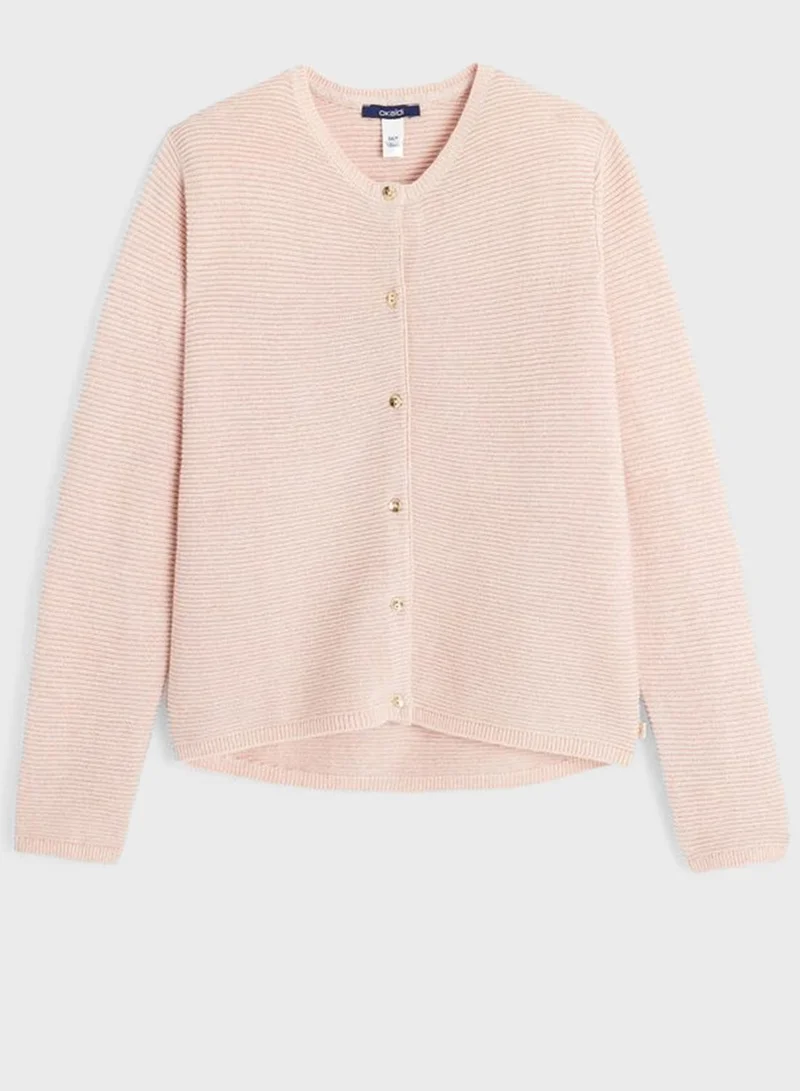 Okaidi Obaibi Kids Knitted Button Cardigan