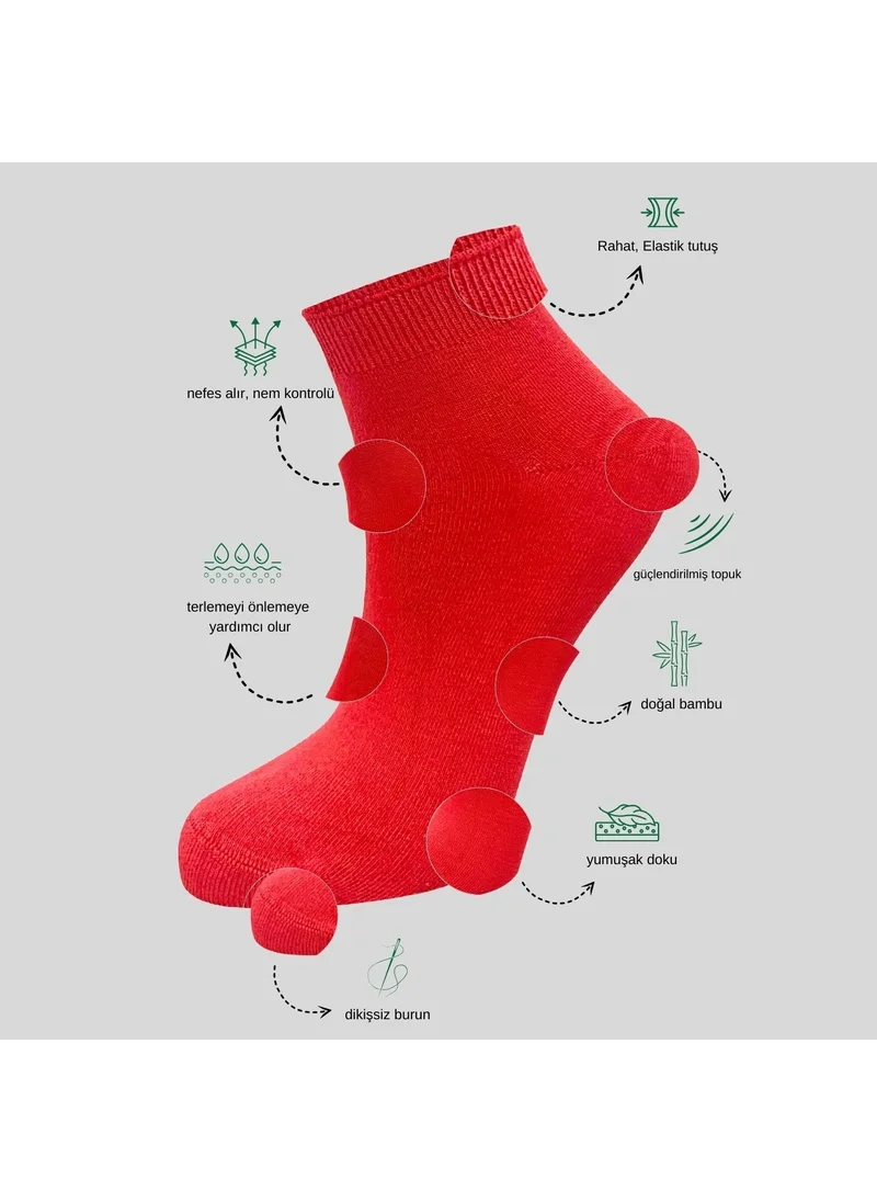 كرال سوكس Women's Bamboo Booties Socks (3 Pieces) Invisible Seamless Perfumed Short Summer Women's Socks