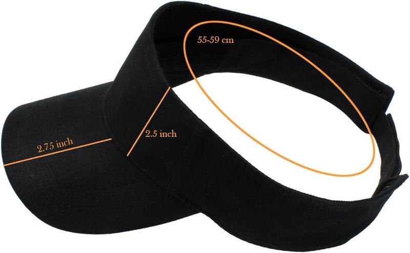 Top Level Sun Sports Visor Men Women - One Size Cap Hat - Image 3